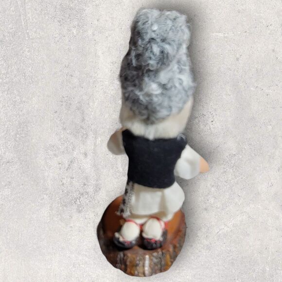 USSR Vintage Handmade Handcraft Old Man Figure Doll Statue Russian Soviet Union - Picture 8 of 9